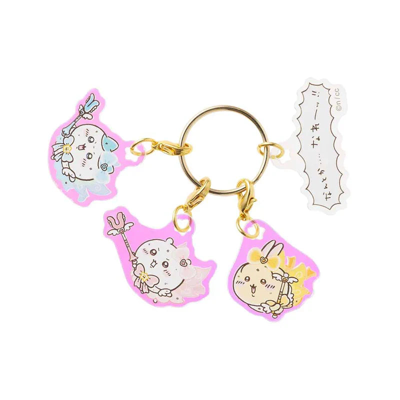 【Made In Japan】Chiikawa | Acrylic Keychain Set 吉伊卡哇 亚克力挂件 三连（超魔法少女系列） なんとか・・・・