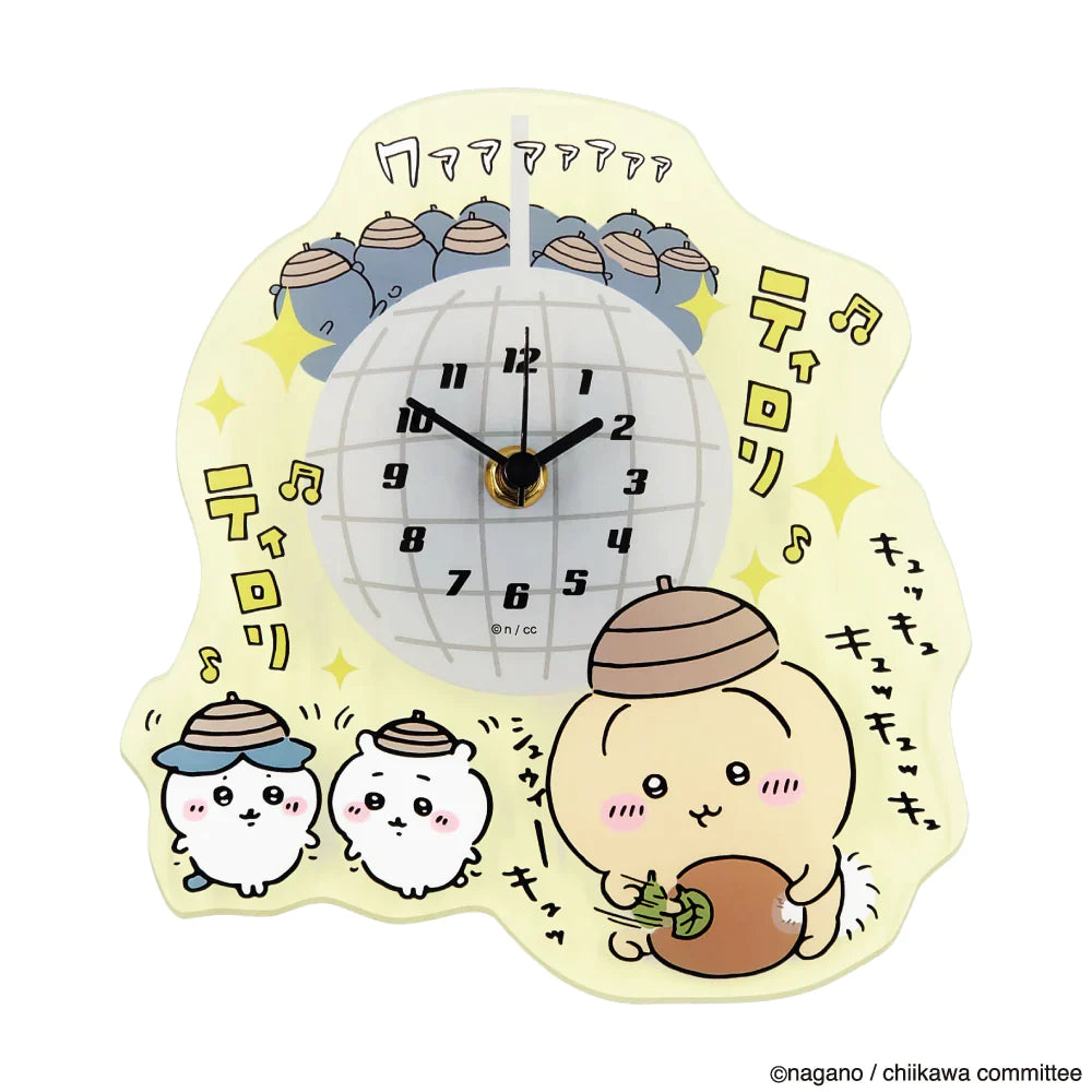 Chiikawa | Acrylic Clock What A Small And Cute Wall Clock H200 X W188Mm 吉伊卡哇