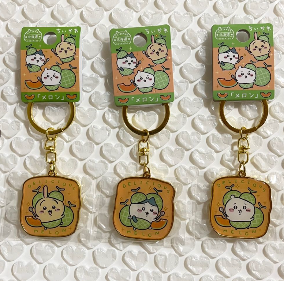 Chiikawa | Limited Key Ring/Keychain 小可爱吉伊卡哇 地域限定 金属钥匙链/挂件 北海道哈密瓜 / Chiikawa吉伊/小白