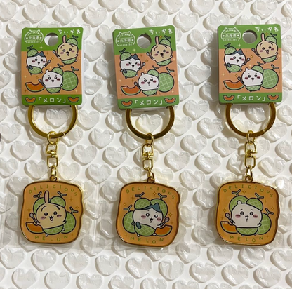 Chiikawa | Limited Key Ring/Keychain 小可爱吉伊卡哇 地域限定 金属钥匙链/挂件 北海道哈密瓜 / Chiikawa吉伊/小白