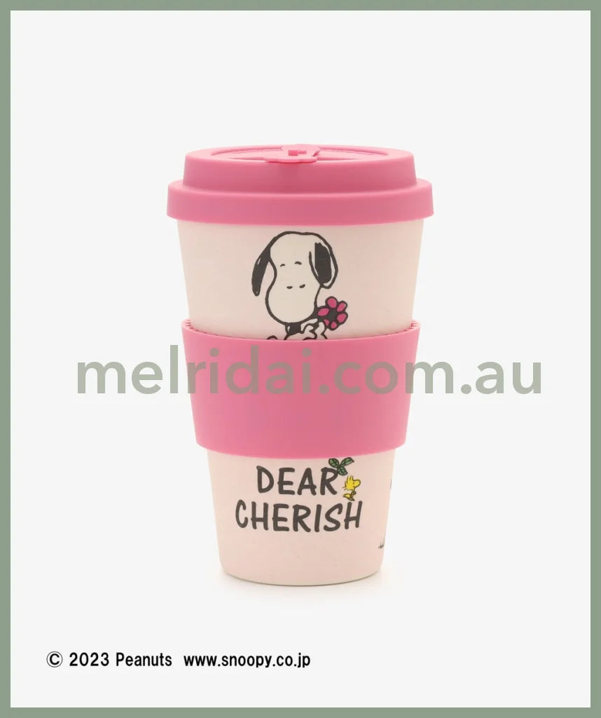 Afternoon Tea X Peanuts | Bamboo Tumbler / 400Ml Pink