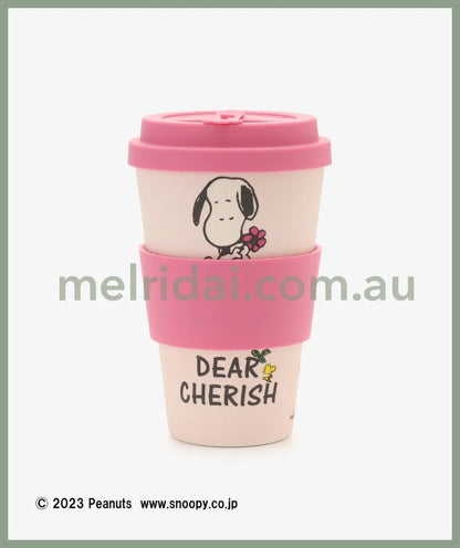 Afternoon Tea X Peanuts | Bamboo Tumbler / 400Ml Pink