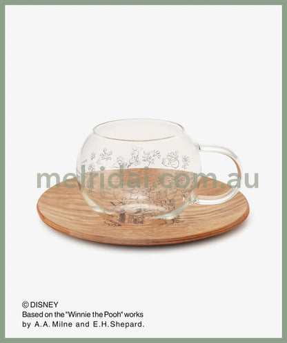 Afternoon Tea X Winnie The Pooh | Glass Mug & Tray Set + Clear