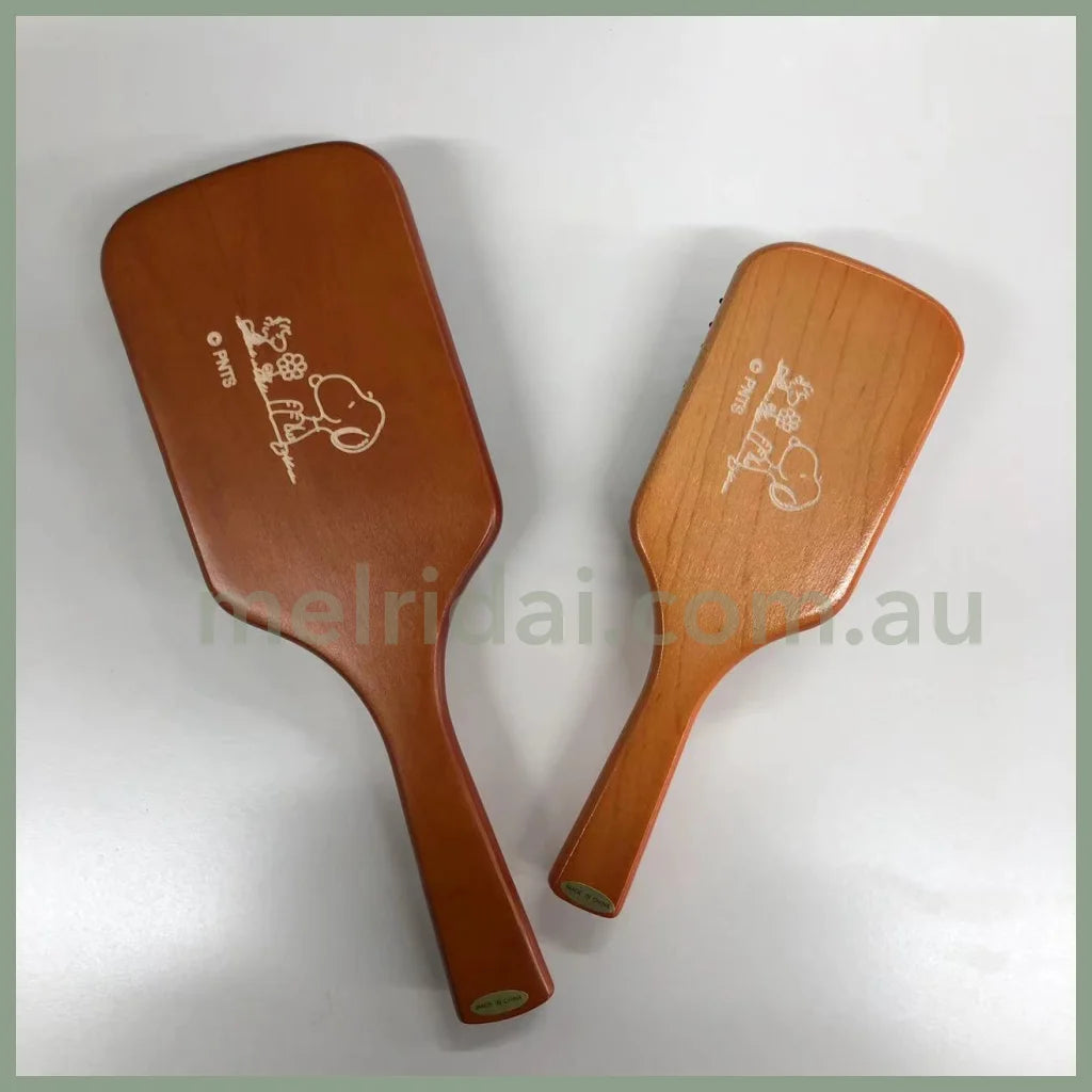 Aveda X Peanuts | Wooden Paddle Brush L Snoopy & Woodstock