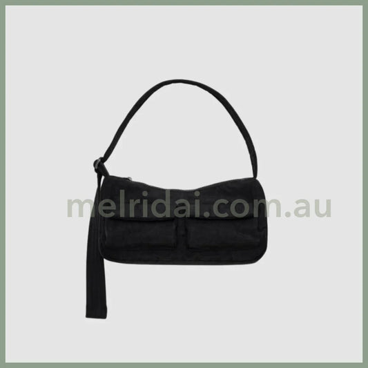 Cargo Shoulder Bag - Black Sp24