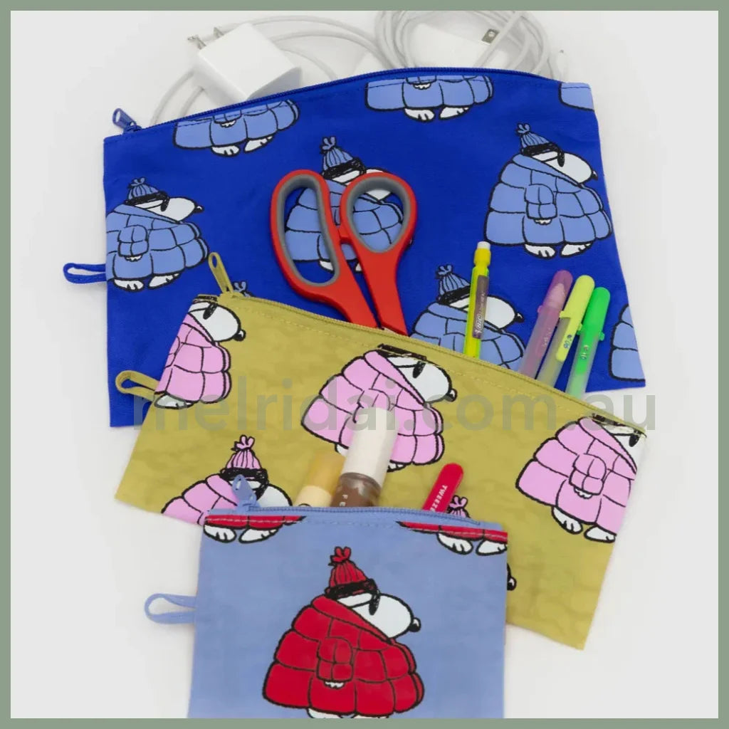 Flat Pouch Set - Puffer Snoopy