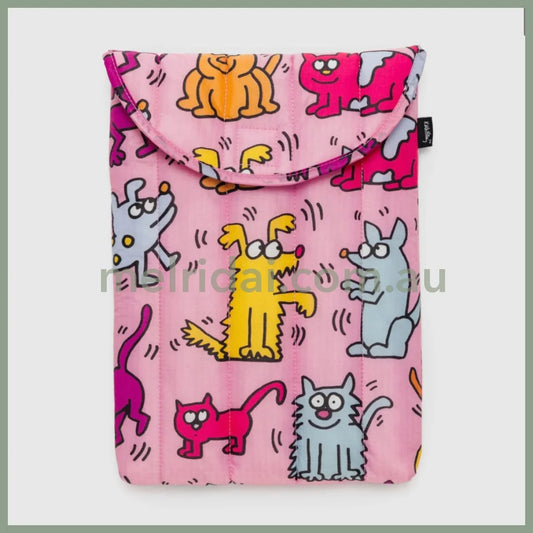 Baggu | Keith Haring Pets Puffy Laptop Sleeve 13’/14’ 电脑包