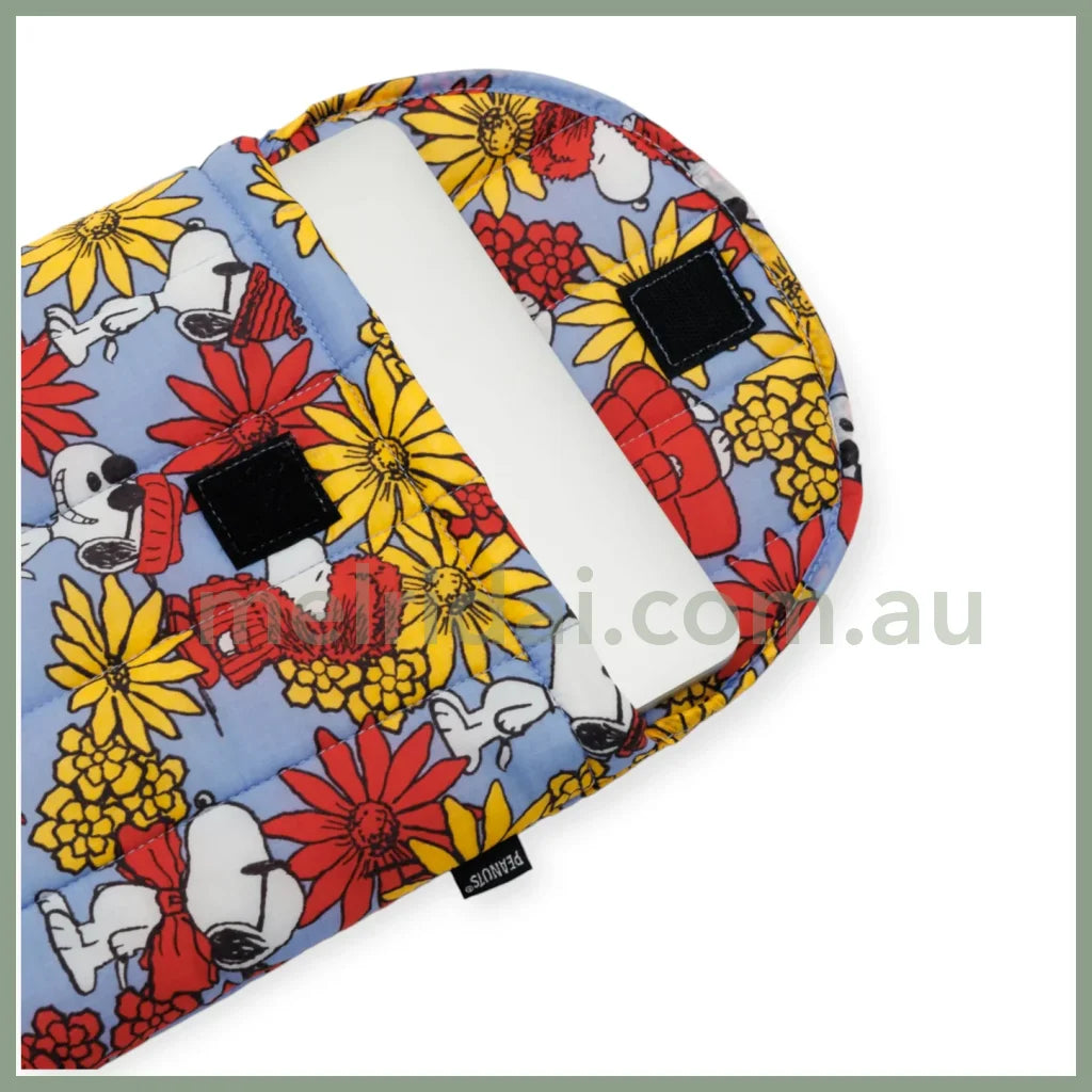 Puffy Laptop Sleeve 13’’/14’’ - Floral Snoopy