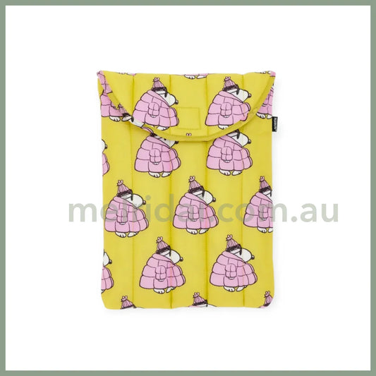 Puffy Laptop Sleeve 13’’/14’’ - Puffer Snoopy Pink