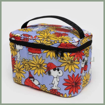 Puffy Lunch Bag - Floral Snoopy