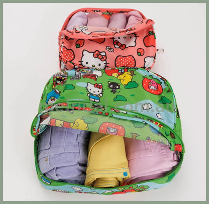 Baggu | Hello Kitty And Friends Packing Cube Set (Apples + Friends)