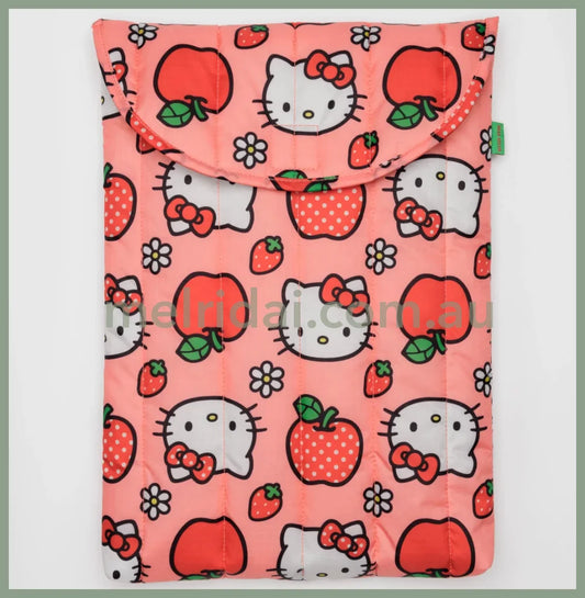 Baggu | Sanrio Hello Kitty Puffy Laptop Sleeve 16‘’ (New) 三丽鸥 凯蒂猫合作款 电脑包