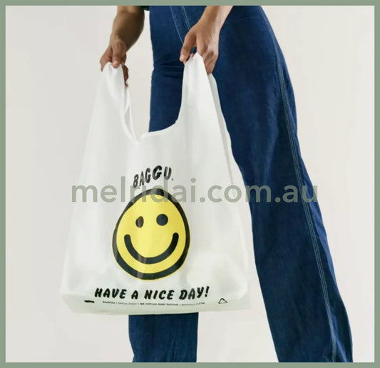 Baggu | Thank You Happy Standard Baggu (New) 美好的一天 可折叠环保袋/购物袋