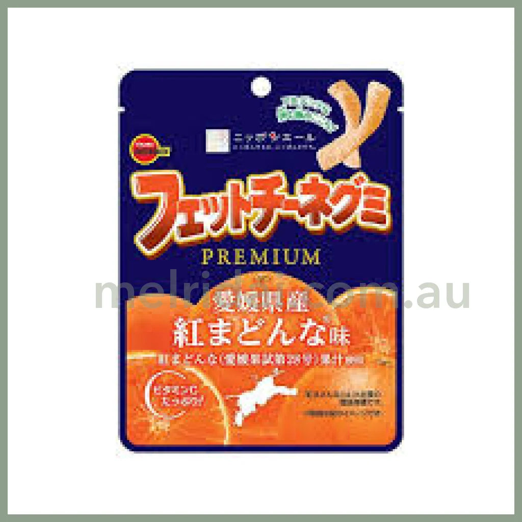 【Best Before 2025.1】Bourbon | Fettuccine Gummy Premium Orange 47G