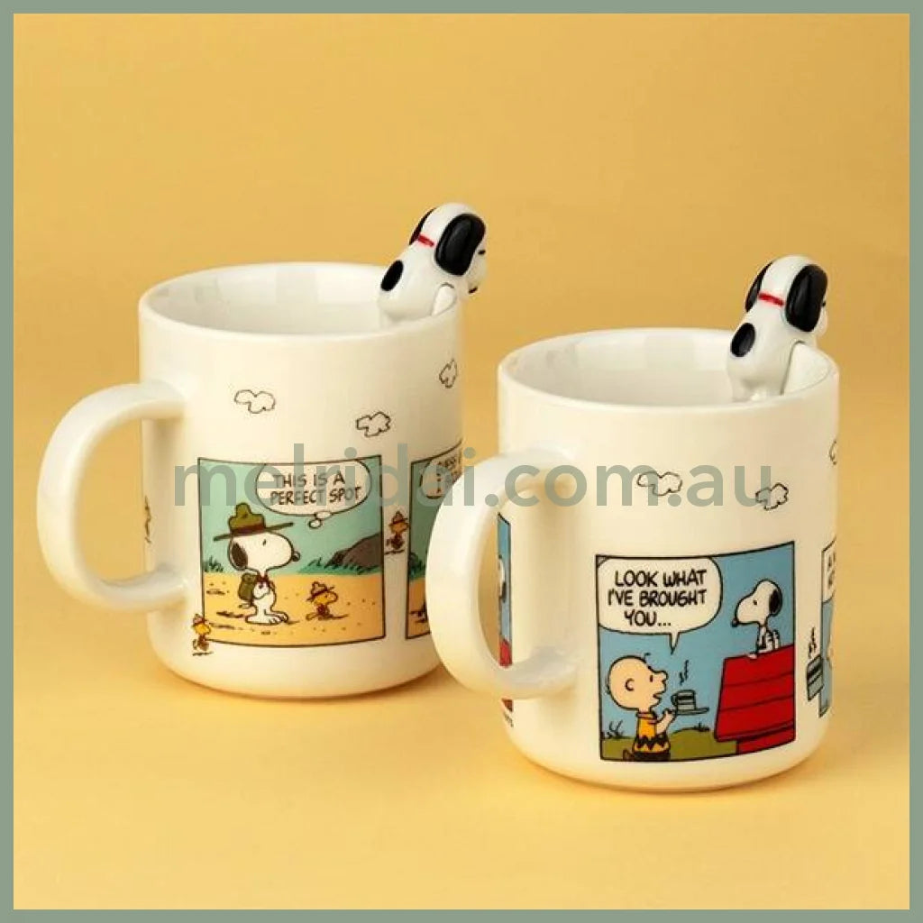 【Best Before 2025.1】Peanuts | Snoopy Mascot Mug With Cookies