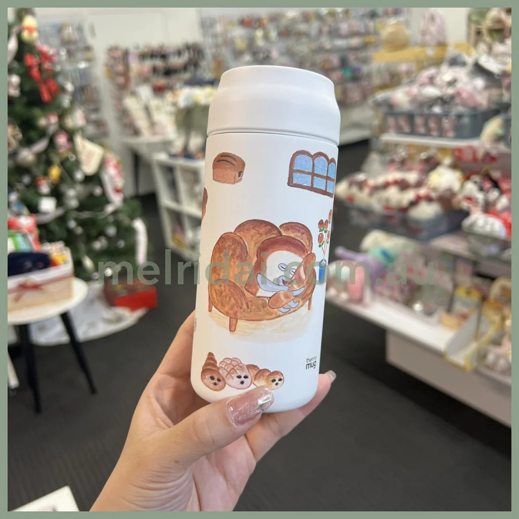 Bread Dorobo X Thermo Mug | Stainless Bottle 360Ml 面包小偷 不锈钢印花保温杯 保温保冷