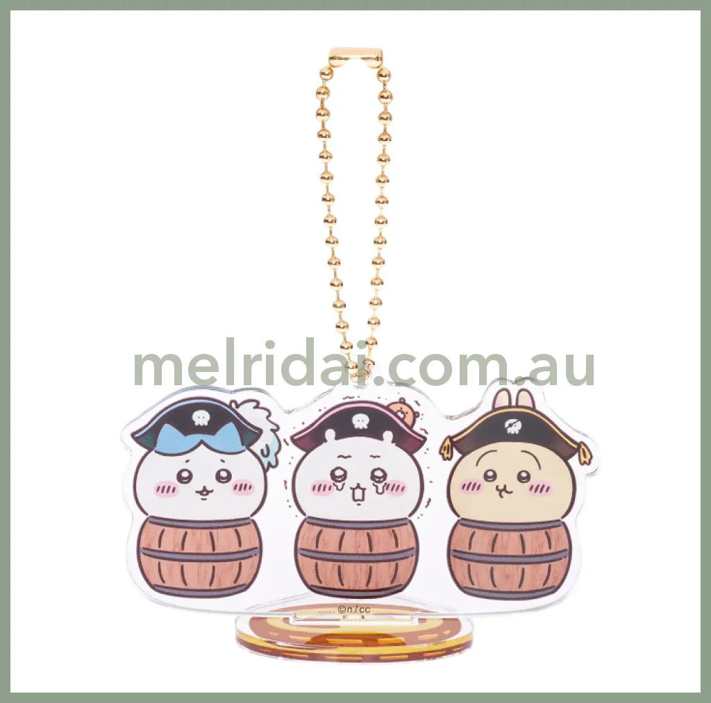 Chiikawa | Acrylic Holder Keychain & Stand (Cute Pirate Characters Limited) Together