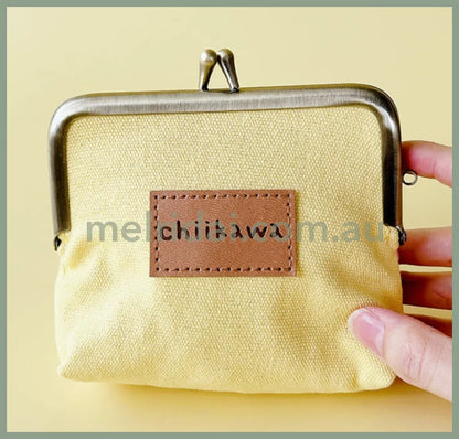 Chiikawa | Clasp Embroidery Multi Pouch 13.5Cm× 13Cm × 4.5Cm 吉伊卡哇 刺绣多用口金包/零钱包