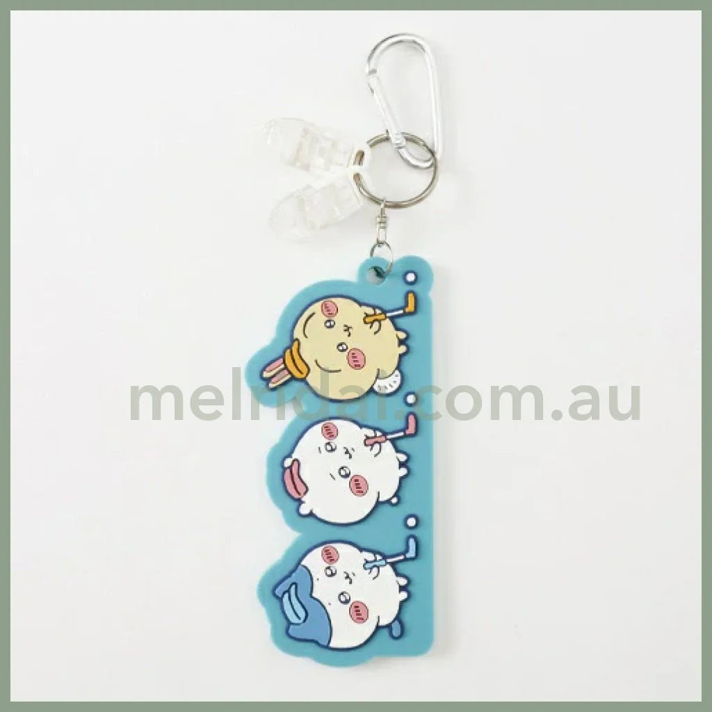 Chiikawa Golf | Chiikawa & Hachiware Usagi Putter Keychain H6×W13Cm (Everyone Blue)