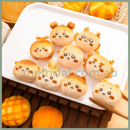 Chiikawa | Mochimochi Bakery Bread-Like Chewy Mascot 75×75×55Mm (Kurimanju)