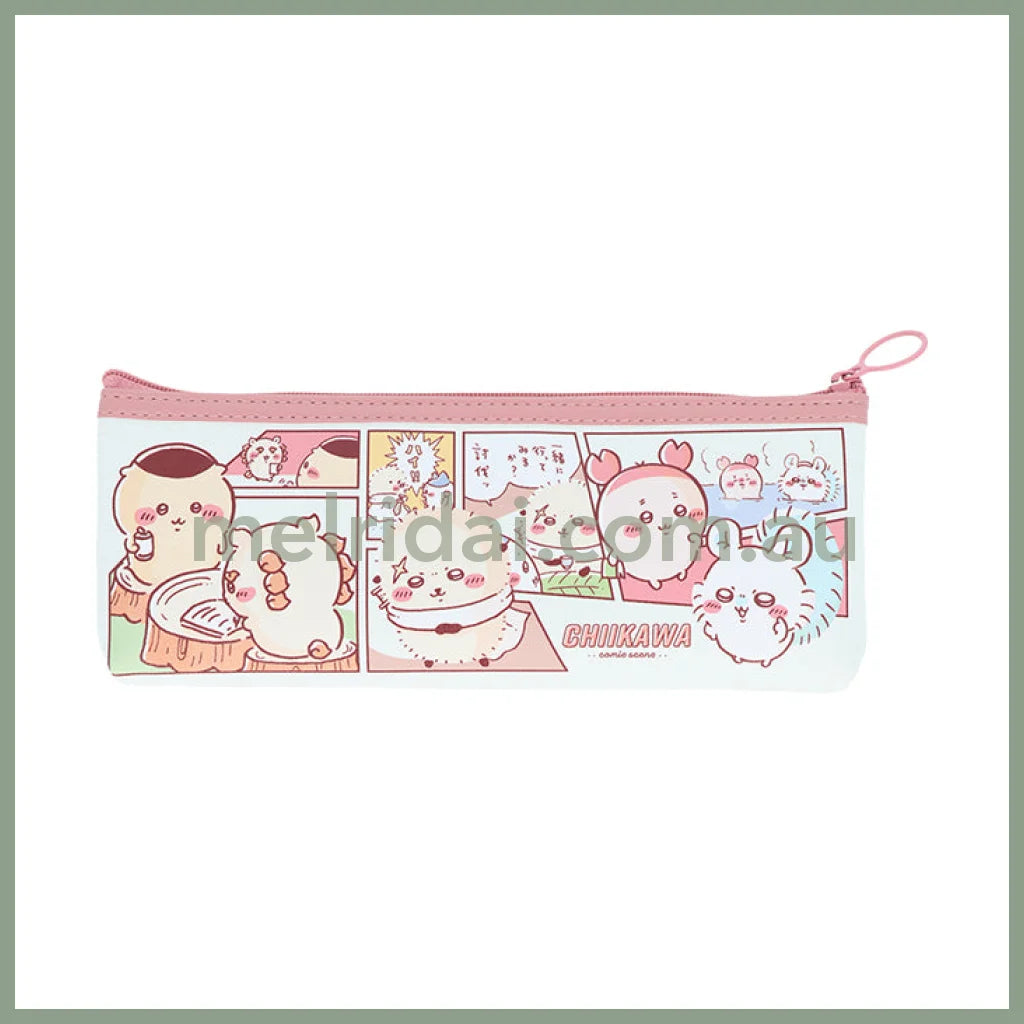 Chiikawa | Pencil Case Comic Scene W210×H80×D10Mm 吉伊卡哇 漫画风 笔袋/文具袋/文具盒