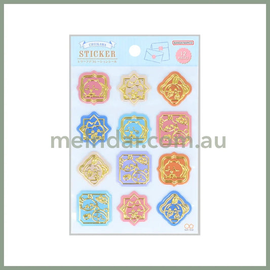 Chiikawa | Seal Sticker Gold Foil 12 Pieces (Wonder Tea Time)