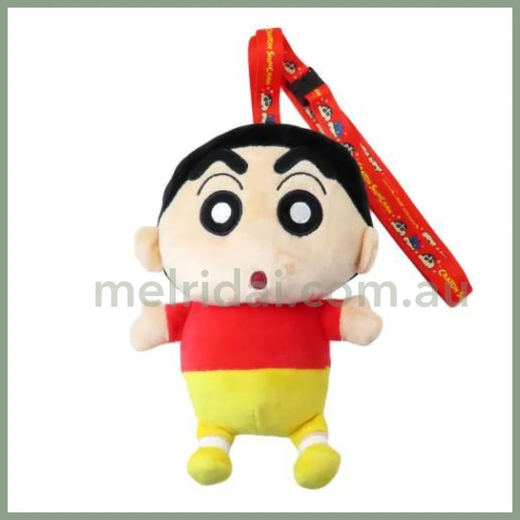 Crayon Shin - Chan | Pouch 160X220X115Mm 蜡笔小新 附肩带 拉链小包/出门包/零钱包/玩偶包