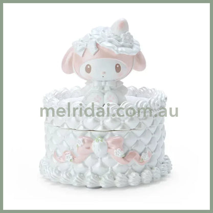 Sanrio | My Melody Accessory Tray 8.5 X 11 Cm (White Strawberry Tea Time Series) 日本三丽鸥