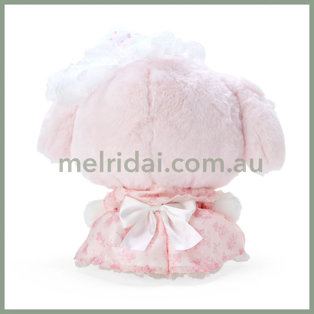 Sanrio | My Melody Plush Doll (White Strawberry Tea Time Series) 28 X 15 27 Cm 日本三丽鸥