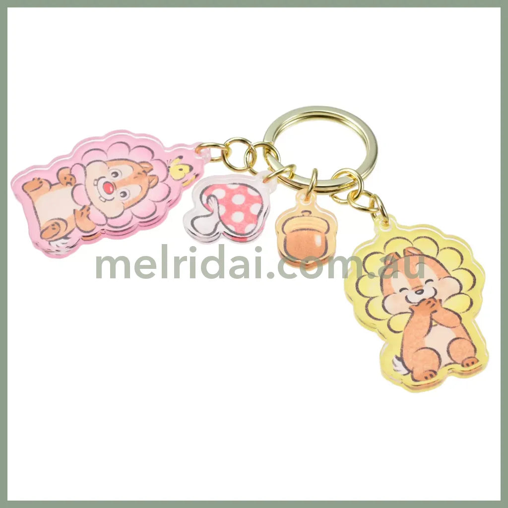 Disney | Acrylic Keyring Keychain Illustrated By Lommy Chip N Dale 东京迪士尼 奇奇蒂蒂 亚克力挂件/钥匙链