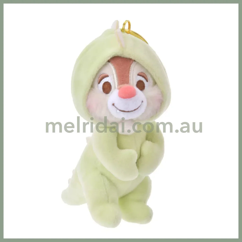 Disney | Chip & Dale ’Dinosaur Designed Pajamas’ Mascot Plush Keychain 16 X 7 11Cm