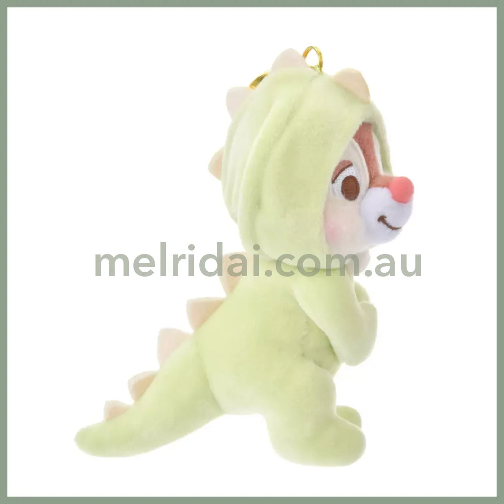 Disney | Chip & Dale ’Dinosaur Designed Pajamas’ Mascot Plush Keychain 16 X 7 11Cm