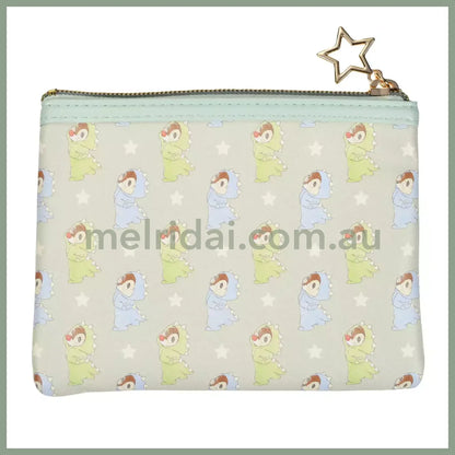 Disney | Chip & Dale ’Dinosaur Designed Pajamas’ Pouch 12.2 X 15.5 2Cm 东京迪士尼