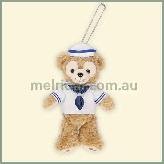 Disney | Duffy Mascot Plush Keychain Badge Approx.15Cm 东京迪士尼 达菲 海军服基础款玩偶挂件/包挂/背后有别针