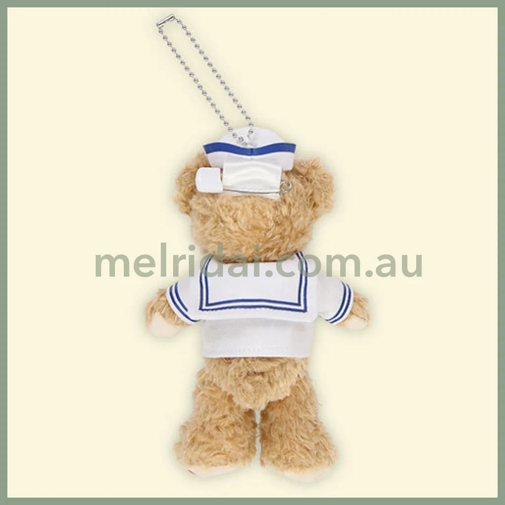 Disney | Duffy Mascot Plush Keychain Badge Approx.15Cm 东京迪士尼 达菲 海军服基础款玩偶挂件/包挂/背后有别针