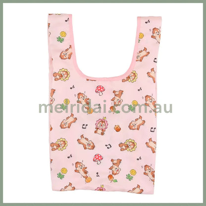 Disney | Eco Shopping Bag Illustrated By Lommy Chip N Dale 33×30×0.5Cm 东京迪士尼 奇奇蒂蒂 可折叠购物袋/环保袋