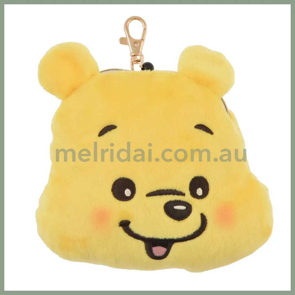 Disney | Face Pass Case With Reel Illustrated By Lommy Winnie The Pooh 13.2×13.8×5.5Cm