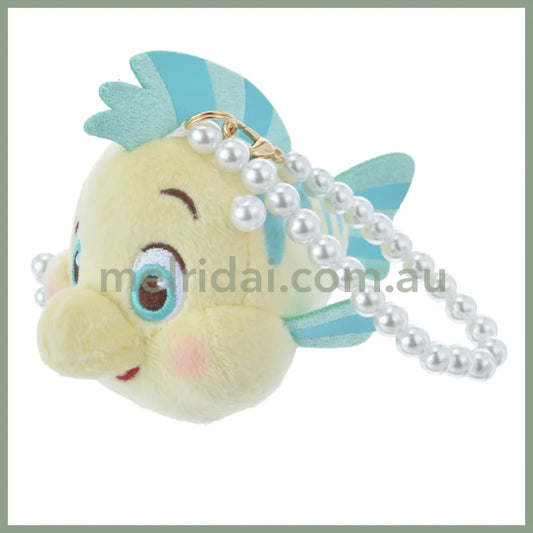 Disney | Flounder Plush Keychain Feeling Like Arie 9*7*11Cm //