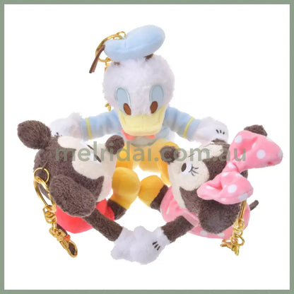 Disney | Fluffy Keychain Key Holder Approx.14Cm (Hide And Seek?) 东京迪士尼