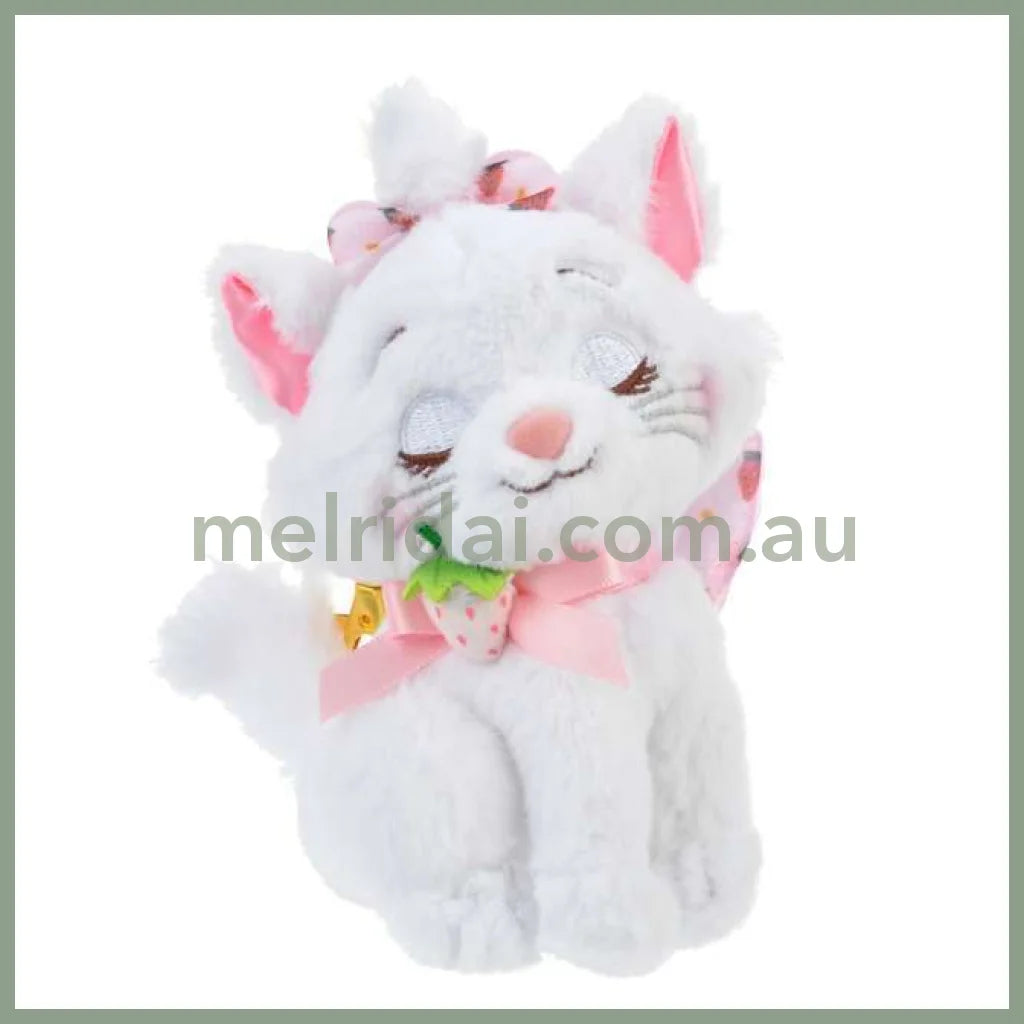 Disney | Japan Ichigo Strawberry Marie The Aristocats Plush Keychain Approx.23Cm 东京迪士尼