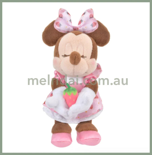 Disney | Japan Ichigo Strawberry Minnie Mouse Plush Keychain Approx.24Cm 东京迪士尼 米妮 毛绒玩偶/挂件/包挂（草莓限定）