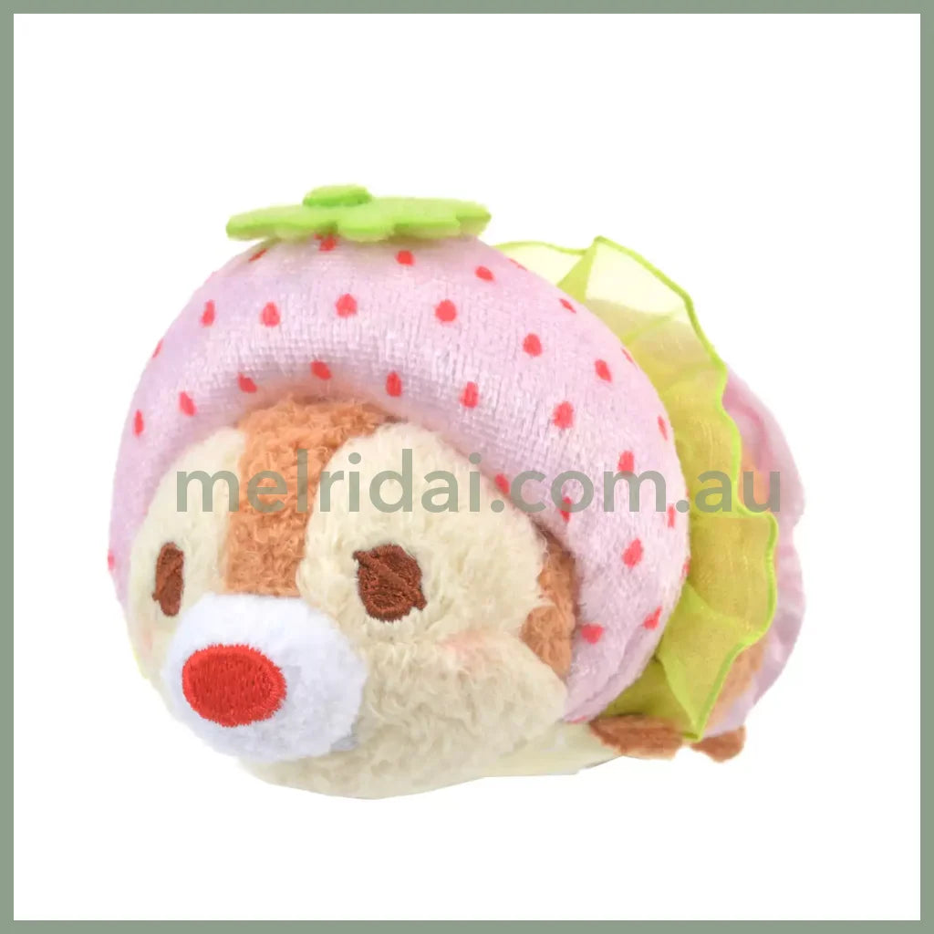 Disney | Japan Ichigo Strawberry Tsum 6×7×10Cm 东京迪士尼 草莓松松/堆堆玩偶/公仔（草莓限定） Dale 蒂蒂