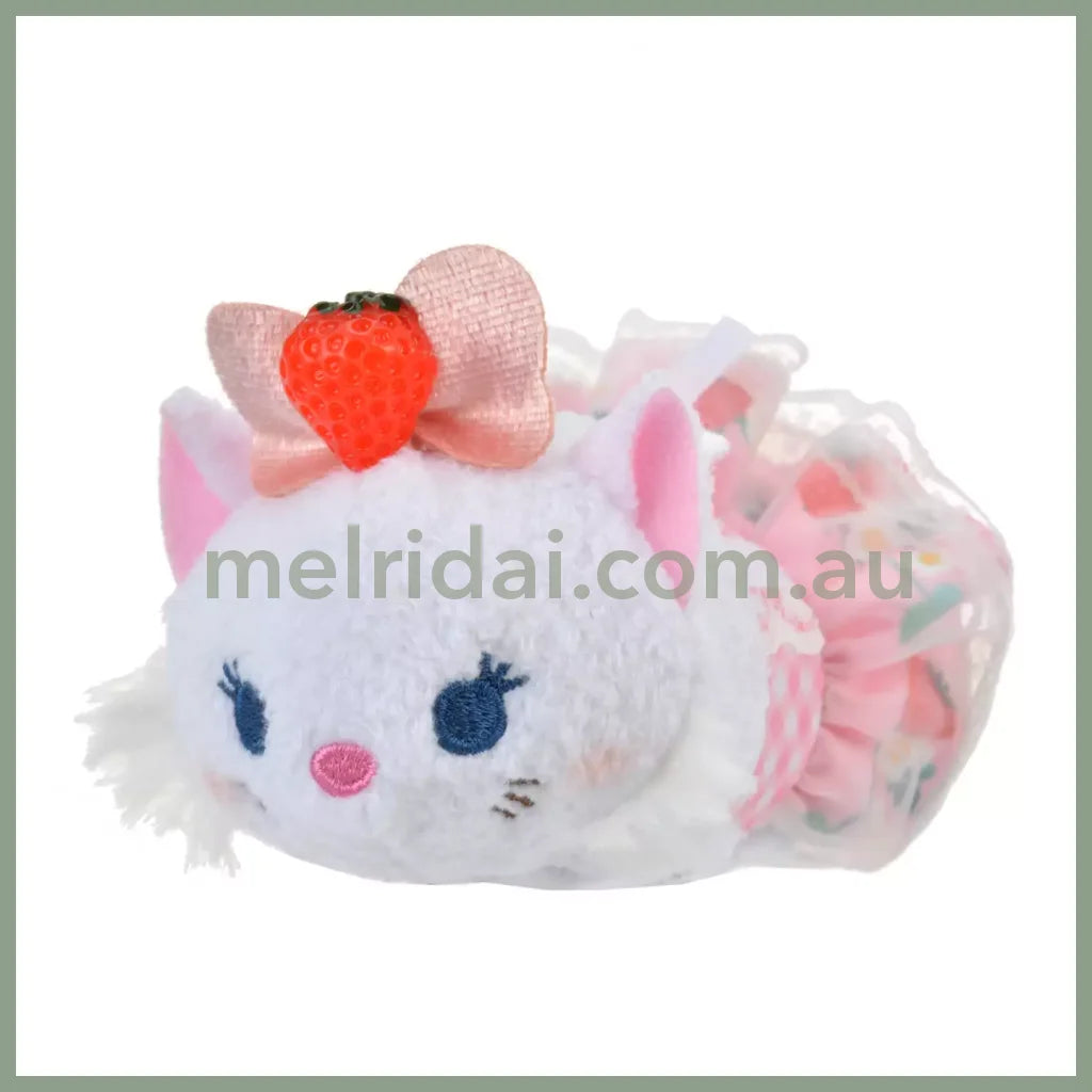 Disney | Japan Ichigo Strawberry Tsum 6×7×10Cm 东京迪士尼 草莓松松/堆堆玩偶/公仔（草莓限定） Marie Cat 玛丽猫