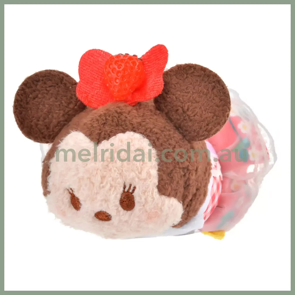 Disney | Japan Ichigo Strawberry Tsum 6×7×10Cm 东京迪士尼 草莓松松/堆堆玩偶/公仔（草莓限定） Minnie Mouse 米妮