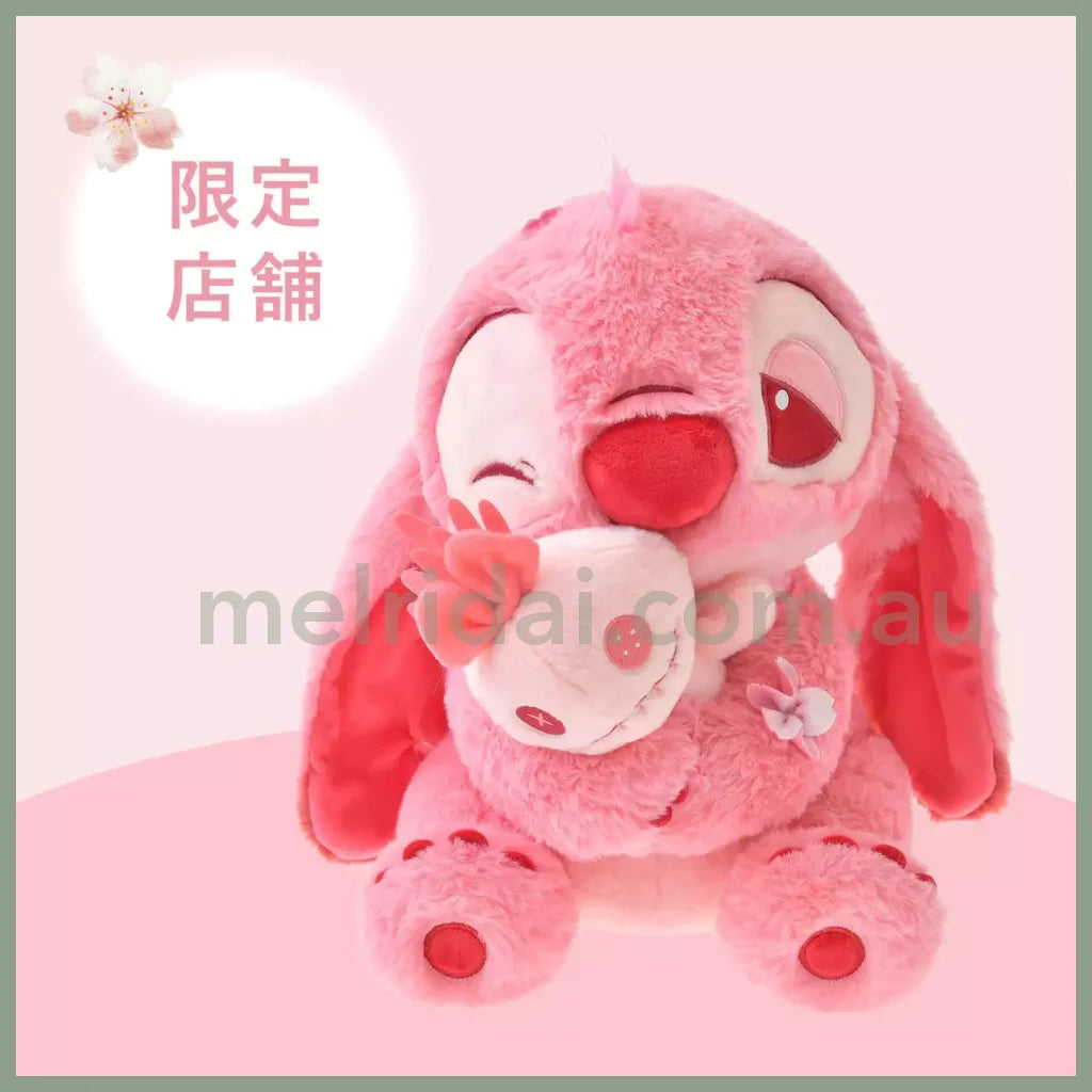 Disney | Japan Stitch & Scrump Plush Doll Keychain Sakura 2024 Cherry Blossom 东京迪士尼