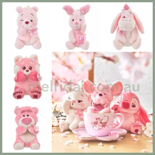 Disney | Japan Stuffed Toy Keychain Sakura 2024 Cherry Blossom Approx.13Cm 东京迪士尼 毛绒玩偶挂件/包挂/钥匙链（樱花限定）