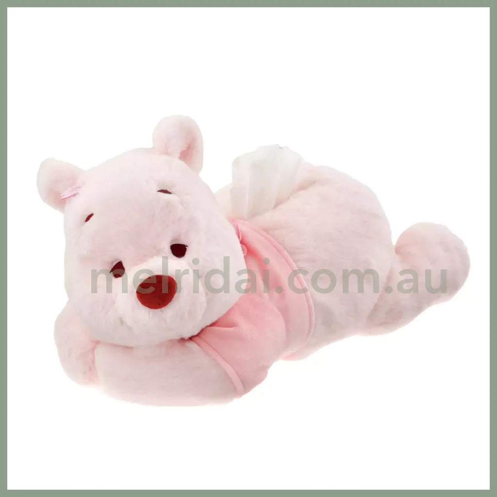 Disney | Japan Tissue Box Cover Winnie The Pooh Sakura 2024 Cherry Blossom 22×44×21Cm