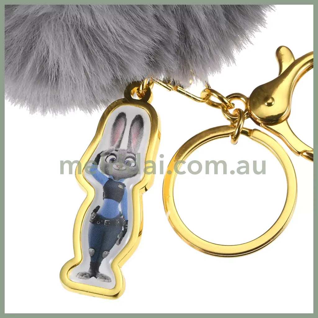 Disney | Judy Hopps Keychain Zootopia Tail Keycharm/Keychain Approx.13(Cm) 东京迪士尼 朱迪警官 尾巴毛球挂件/钥匙链/包挂