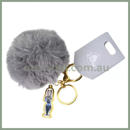 Disney | Judy Hopps Keychain Zootopia Tail Keycharm/Keychain Approx.13(Cm) 东京迪士尼 朱迪警官 尾巴毛球挂件/钥匙链/包挂