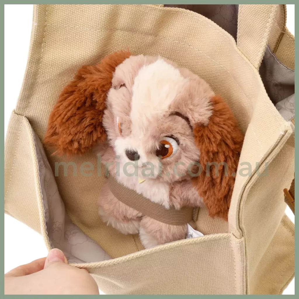 Disney | Lady 2Way Tote Bag With Removable Plush Toy 23.5×25×12.5Cm (Plush Goods)